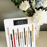 BOLÍGRAFO JASPEADO MARRÓN