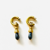 PENDIENTES HARMONY GRIS