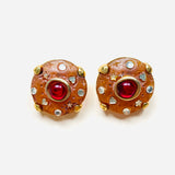 PENDIENTES KALINGER JANA NARANJA
