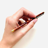 BOLÍGRAFO JASPEADO MARRÓN