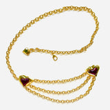 CINTURON CORAZÓN ROJO LES BERNARD VO