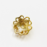 BROCHE FLOWERS NARANJA