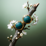 AZIMA II GREEN EARRINGS