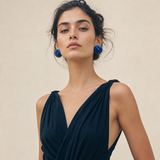PENDIENTES DALIA AZUL