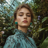PENDIENTES DALIA VERDE II