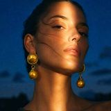 AURE II YELLOW EARRINGS