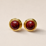 AZIMA III RED EARRINGS