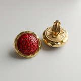 AZIMA II RED EARRINGS