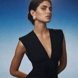 KUNI SILVER AR PEARL EARRINGS