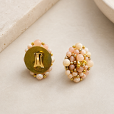 PENDIENTES FADILA BEIGE (Pieza única)