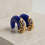 PENDIENTES HORN AZUL