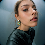 LIME GREEN EARRINGS