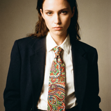 CORBATA PAISLEY ROJO