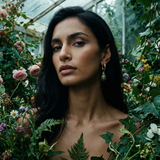 SILA GREEN EARRINGS