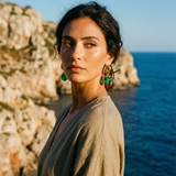 PENDIENTES NEBA VERDE