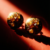 KALINGER MAO BROWN EARRINGS