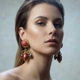 DARA RED EARRINGS