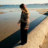 RED AND PURPLE TRITOMA HAIR CLIP