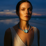 COLLAR LIA AZUL (Pieza única)