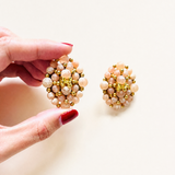 PENDIENTES FADILA BEIGE (Pieza única)