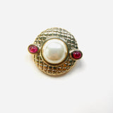 BROCHE AQUILA GRANATE