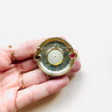 BROCHE AQUILA GRANATE