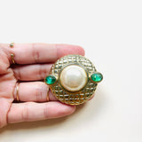 BROCHE AQUILA VERDE