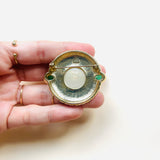BROCHE AQUILA VERDE