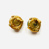 KALLINGER JANA GREEN EARRINGS 