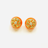 PENDIENTES CASEY NARANJA