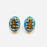 PENDIENTES IZARO AZUL