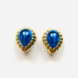 PENDIENTES DROP AZUL