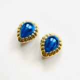 PENDIENTES DROP AZUL