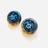 PENDIENTES GHADA AZUL