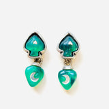 KALLINGER SENDA BLUE EARRINGS