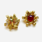 PENDIENTES JANE LES BERNARD ROJO