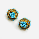 PENDIENTES CORAL AZUL