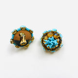 PENDIENTES CORAL AZUL