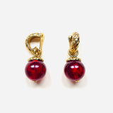 PENDIENTES NEBA ROJO