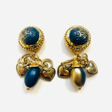 PENDIENTES DARA AZUL