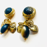 PENDIENTES DARA AZUL