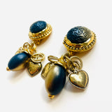 PENDIENTES DARA AZUL