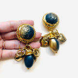 PENDIENTES DARA AZUL