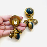 PENDIENTES DARA AZUL