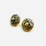 PENDIENTES DALIA DORADO
