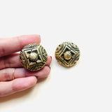 PENDIENTES DALIA DORADO