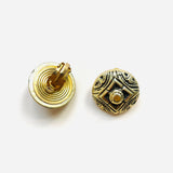 PENDIENTES DALIA DORADO