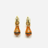 PENDIENTES SILA NARANJA