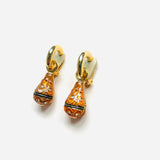 PENDIENTES SILA NARANJA