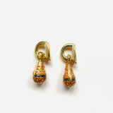 PENDIENTES SILA NARANJA